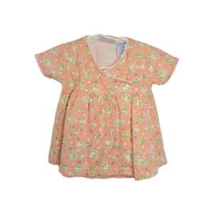 Baby Basic Editions Sea Life Crossfront Peach Colored Sun Dress